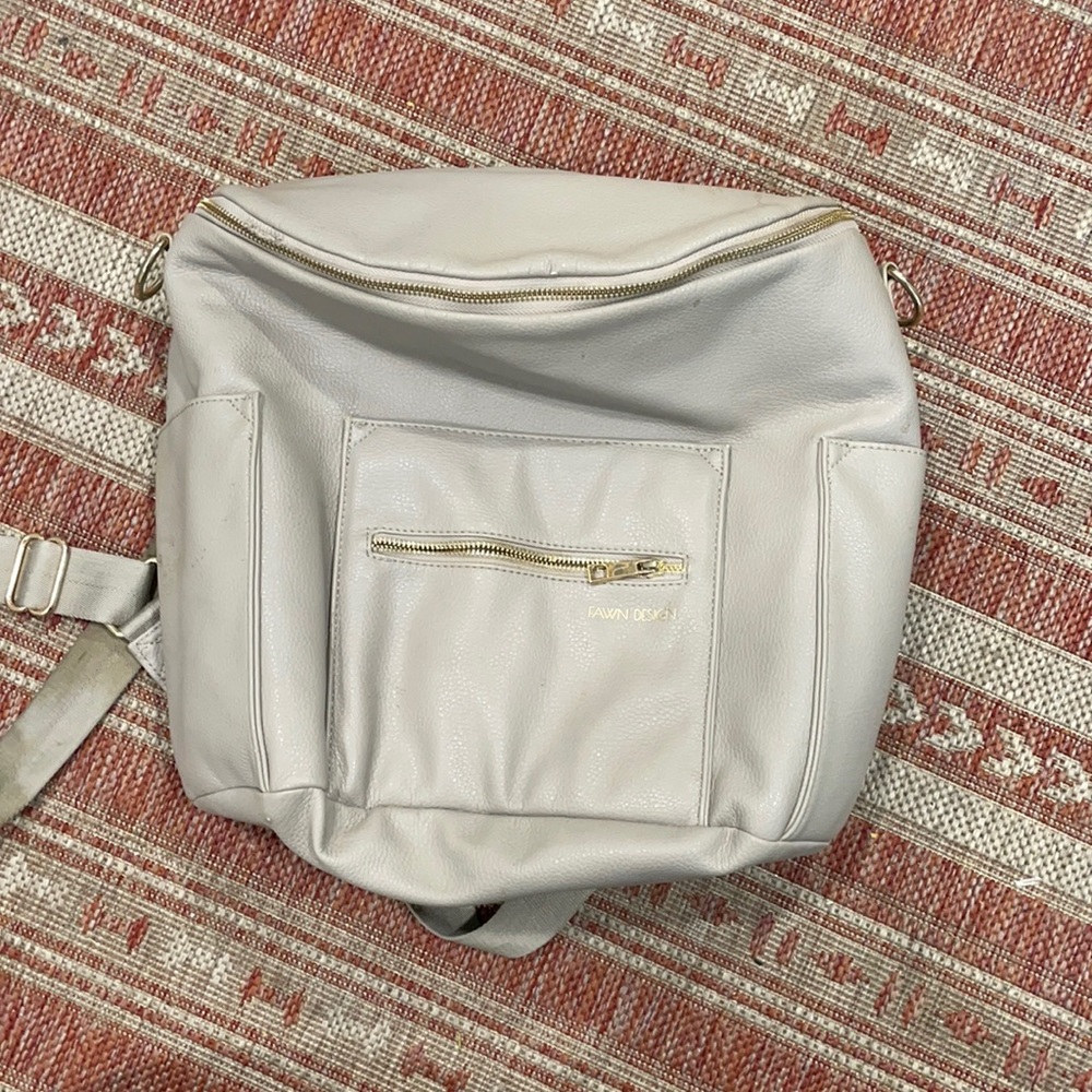 Fawn Design Original Diaper Bag In Gray